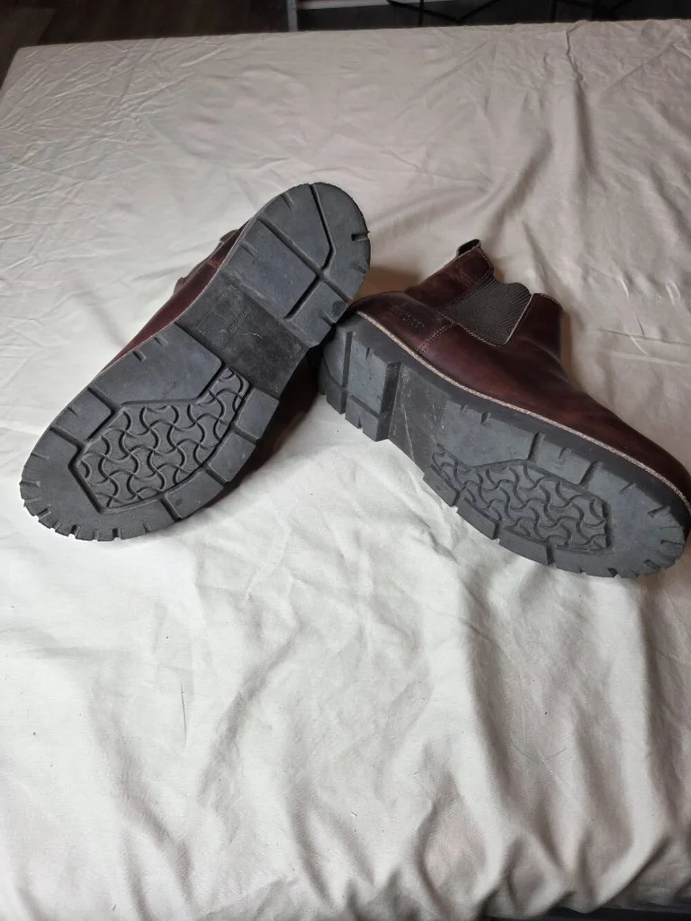 Birkenstock Brown Leather Chelsea Boots